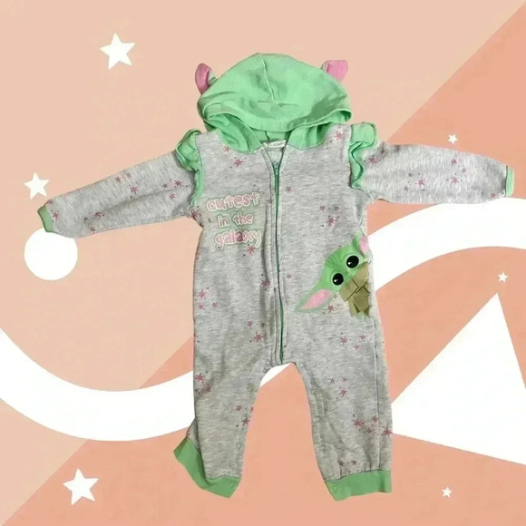 Star Wars “Cutest in the Galaxy” 18 mo onesie with ears, dsct bundling! - Picture 5 of 6